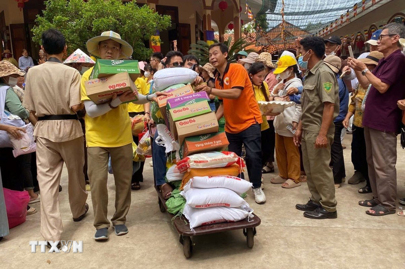Quỹ xã hội, quỹ từ thiện được tổ chức, hoạt động không vì mục tiêu lợi nhuận. (Ảnh: Tuấn Phi/TTXVN)