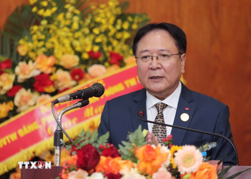 Chủ tịch Hiệp hội Công nghiệp văn hóa Việt Nam, Nghệ sỹ nhân dân Vương Duy Biên. (Ảnh: Thành Phương/TTXVN)