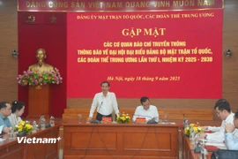 Đại hội đại biểu Đảng bộ Mặt trận Tổ quốc, các đoàn thể Trung ương lần thứ I, nhiệm kỳ 2025-2030 sẽ đề ra 3 khâu đột phá thực hiện trong nhiệm kỳ. (Ảnh: PV/Vietnam+)