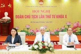 Hội nghị Đoàn Chủ tịch lần thứ tư, khóa X, nhiệm kỳ 2024-2029. (Ảnh: PV/Vietnam+)