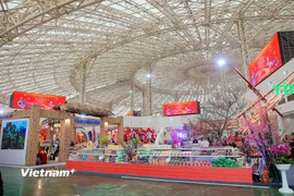 Hội chợ Quốc gia Mùa Xuân 2026 diễn ra từ 02-08/02 tại Đông Anh, Hà Nội với hơn 3.000 gian hàng. (Ảnh: Hoài Nam/Vietnam+)
