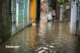 Chưa thoát cảnh ngập lụt, người dân tiếp tục phòng chống bão Matmo