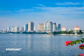 Một góc Hồ Tây. (Nguồn: TTXVN)