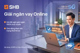 Tính năng giải ngân online giúp doanh nghiệp giảm bớt thao tác giấy tờ, hạn chế giao dịch trực tiếp tại quầy và nâng cao tính minh bạch trong quá trình xử lý hồ sơ. (Ảnh: Vietnam+)