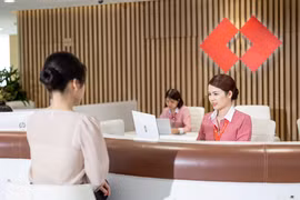Lợi nhuận trước thuế của Techcombank đạt 32.500 tỷ đồng nhờ sức mạnh hệ sinh thái và nền tảng số. (Ảnh: Vietnam+)
