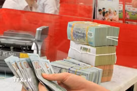 Thu ngân sách 6 tháng đạt 62% dự toán, tăng trưởng mạnh từ thu nội địa, dầu thô và xuất nhập khẩu, cùng quản lý chi ngân sách chặt chẽ. (Ảnh: Vietnam+)