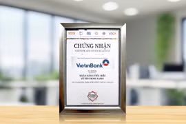 Đây là năm thứ hai liên tiếp Ngân hàng được vinh danh giải thưởng uy tín này. (Ảnh: Vietnam+)