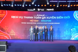 Việt Nam - Singapore chính thức kết nối thanh toán QR xuyên biên giới. (Ảnh: Vietnam+)