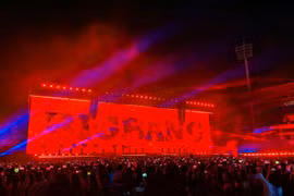 Gần 90.000 khán giả tham dự 2 đêm world tour BIGBANG tại Việt Nam. (Ảnh: Vietnam+)