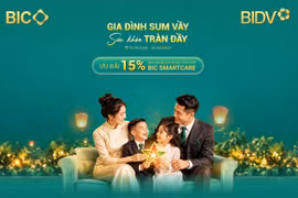 BIC ưu đãi 15% phí bảo hiểm sức khoẻ cao cấp BIC SmartCare. (Ảnh: Vietnam+)