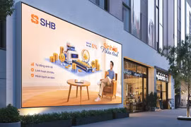 SHB ra mắt tính năng "Sinh lời nhàn tênh", giúp khách hàng tối ưu dòng tiền nhàn rỗi, gia tăng hiệu quả sinh lời. (Ảnh: Vietnam+)