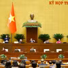 Phiên họp sáng 24/4. (Ảnh: Doãn Tấn/TTXVN)