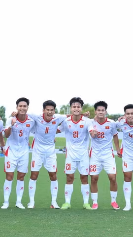 Niềm vui chiến thắng của các cầu thủ U23 Việt Nam. (Nguồn: VFF)