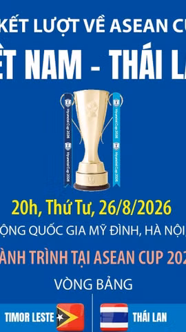 Toàn cảnh hành trình của Việt Nam và Thái Lan tại ASEAN Cup 2026