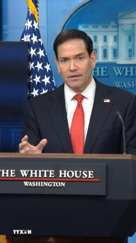 Ngoại trưởng Mỹ Marco Rubio. (Ảnh: THX/TTXVN phát)
