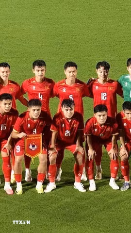 U23 Việt Nam tìm kiếm chiến thắng đầu tiên ở ASIAD 2026. (Ảnh: Nguyễn Tuyến/TTXVN)