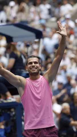 Alcaraz thẳng tiến vào chung kết US Open 2025. (Nguồn: Marca)