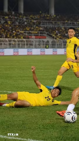 Việt Nam quyết vượt qua Malaysia để thẳng tiến chung kết ASEAN Cup 2026. (Ảnh: Thanh Bình/TTXVN)