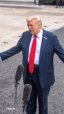 Tổng thống Mỹ Donald Trump. (Ảnh: THX/TTXVN)