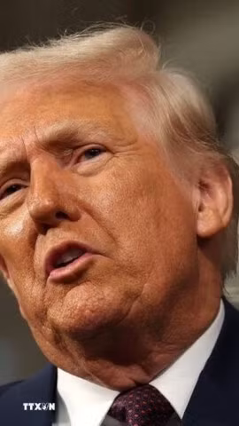 Tổng thống Mỹ Donald Trump. (Ảnh: IRNA/TTXVN phát)