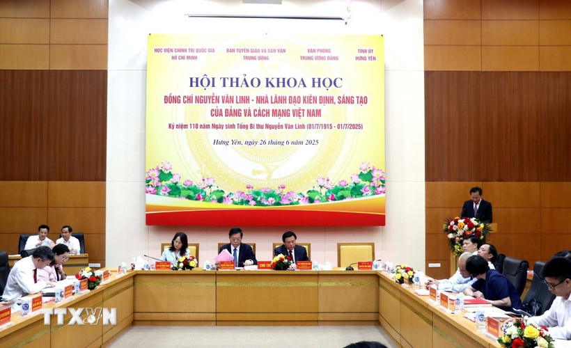 Quang cảnh Hội thảo. (Ảnh: Đinh Văn Nhiều/TTXVN)