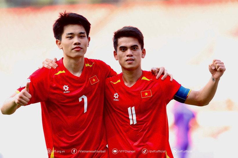 U23 Việt Nam sẵn sàng cho trận chung kết với U23 Indonesia. (Nguồn: VFF)