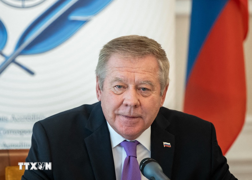 Đại diện thường trực của Nga tại Liên hợp quốc Gennady Gatilov. (Ảnh: AFP/TTXVN)