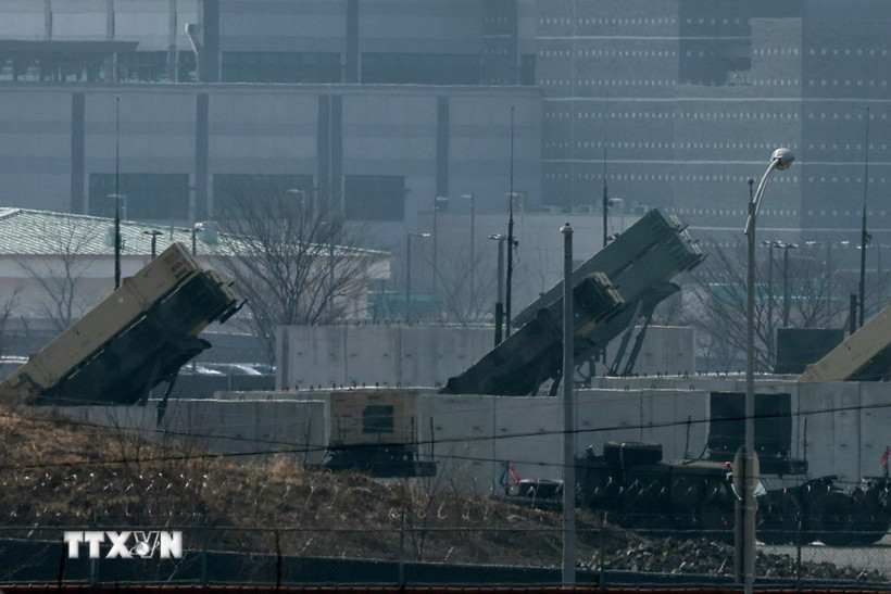 Hệ thống phòng không Patriot. (Ảnh: Yonhap/TTXVN)