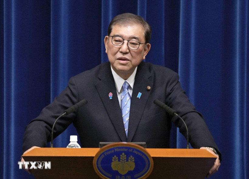 Thủ tướng Nhật Bản Shigeru Ishiba. (Ảnh: Kyodo/TTXVN)