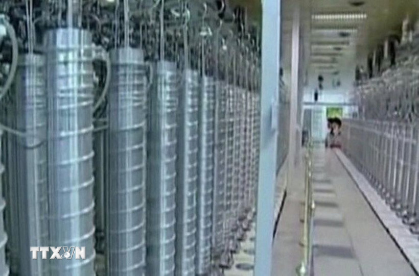 Bên trong một cơ sở hạt nhân của Iran. (Ảnh: IRNA/TTXVN)