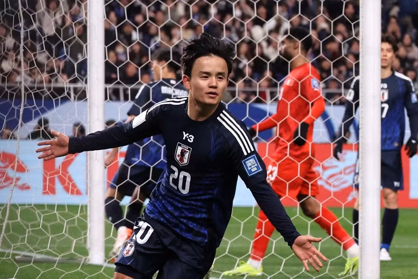 Đội tuyển Nhật Bản sớm giành vé dự World Cup 2026. (Nguồn: Reuters)