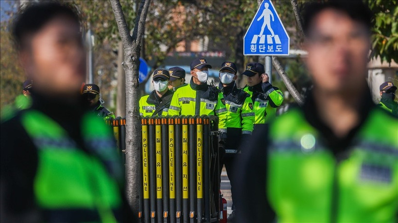 Lực lượng cảnh sát Hàn Quốc.