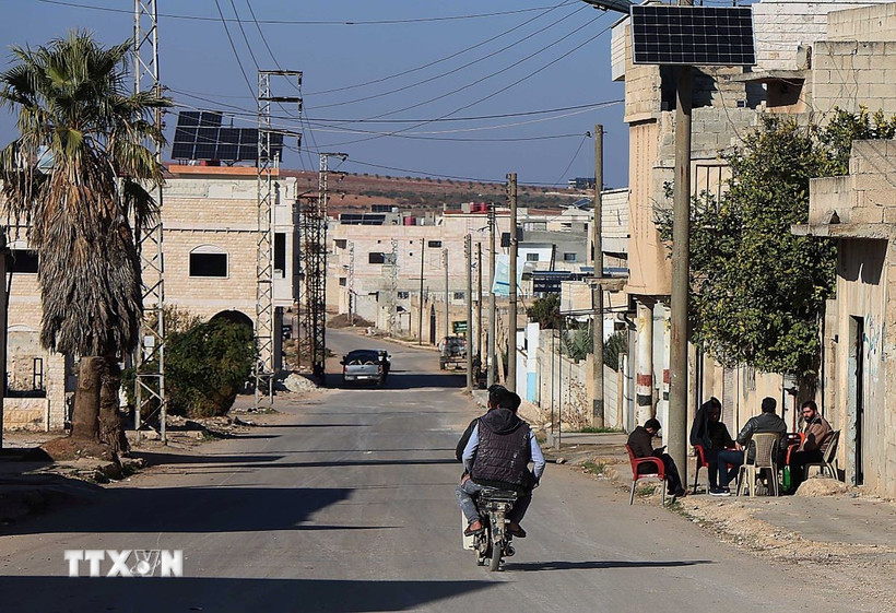 Người dân tại Hama, Syria. (Ảnh: THX/TTXVN)