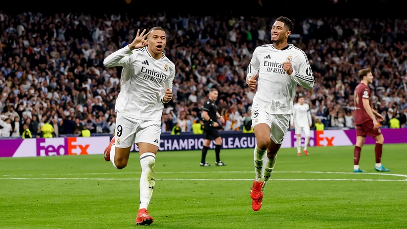 Mbappe có ngày thi đấu thăng hoa để giúp Real Madrid giành chiến thắng chung cuộc. (Nguồn: Getty Images)