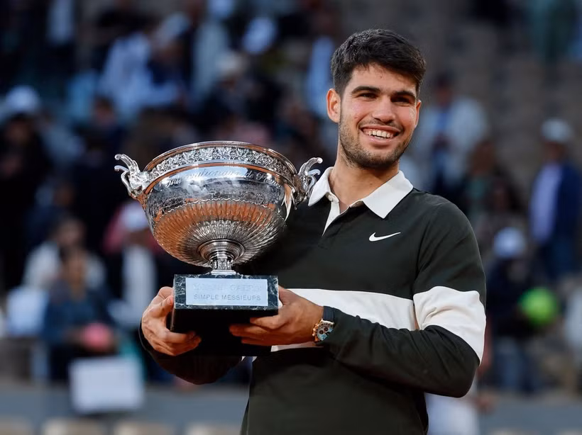 Alcaraz vô địch Roland Garros 2025. (Nguồn: beinsports)