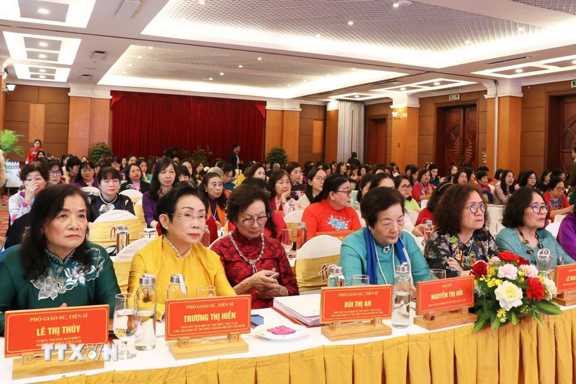 Hội nghị Nữ trí thức toàn quốc lần thứ 4. (Ảnh: Tường Vi/TTXVN)