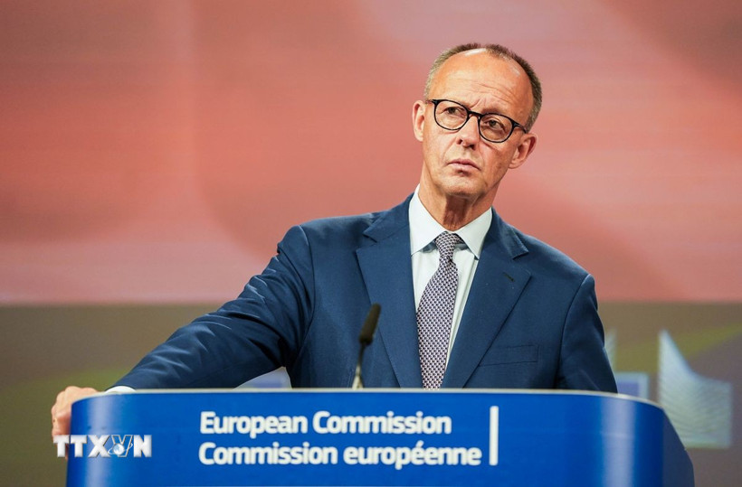 Thủ tướng Đức Friedrich Merz. (Ảnh: THX/TTXVN)