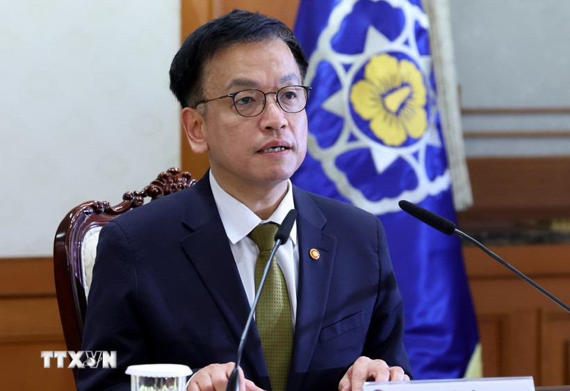 Quyền Tổng thống Hàn Quốc Choi Sang Mok. (Ảnh: THX/TTXVN)