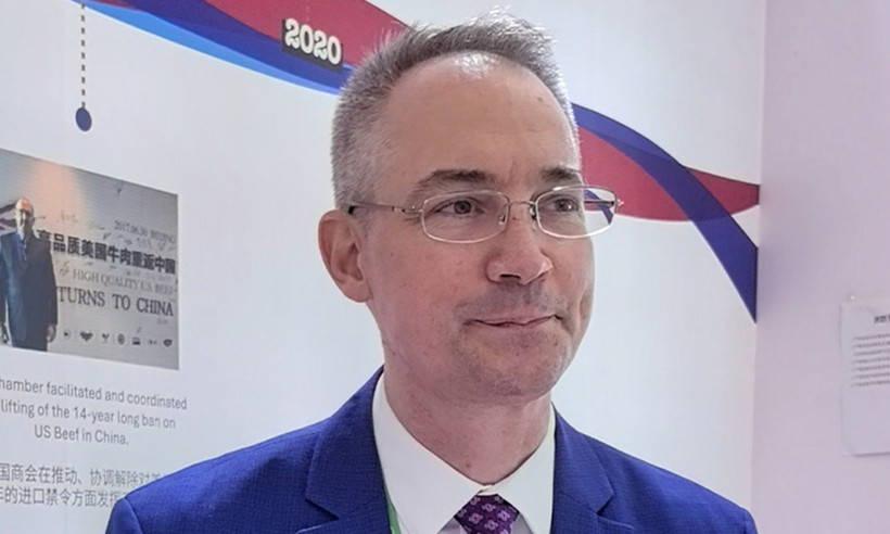 Chủ tịch Phòng Thương mại Mỹ (AmCham) tại Trung Quốc, Michael Hart. (Nguồn: Global Times)