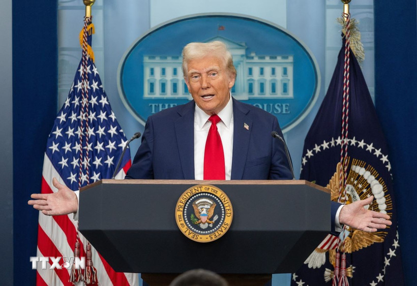 Tổng thống Mỹ Donald Trump. (Ảnh: THX/TTXVN)