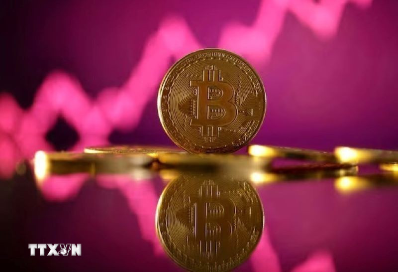 Đồng tiền điện tử Bitcoin. (Ảnh: Reuters/TTXVN)