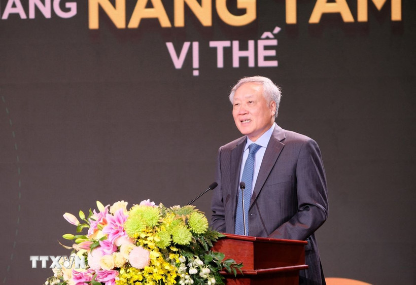 Ủy viên Bộ Chính trị, Phó Thủ tướng thường trực Nguyễn Hòa Bình phát biểu chỉ đạo tại Hội nghị xúc tiến đầu tư tỉnh Lâm Đồng năm 2025. (Ảnh: Nguyễn Dũng/TTXVN)