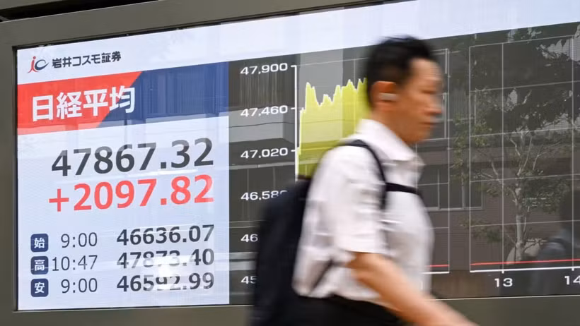 Thị trường chứng khoán Tokyo. (Ảnh minh họa: nikkei)