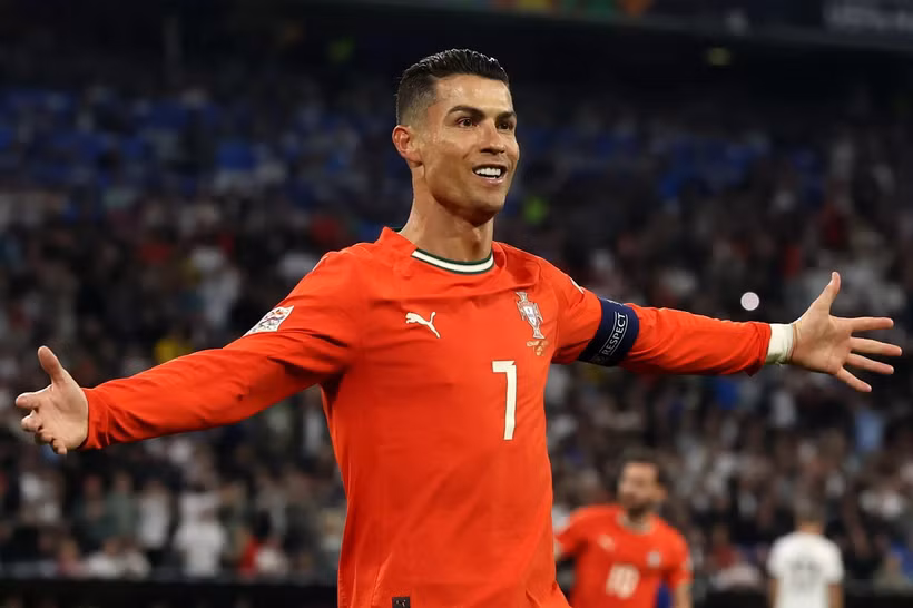 Ronaldo lập công giúp Bồ Đào Nha vào chung kết Nations League. (Nguồn: Getty Images)