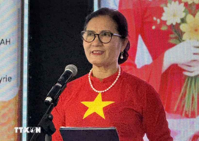 Chủ tịch Hiệp hội Hữu nghị Malaysia-Việt Nam Trần Thị Chang. (Ảnh: Viên Luyến/TTXVN)