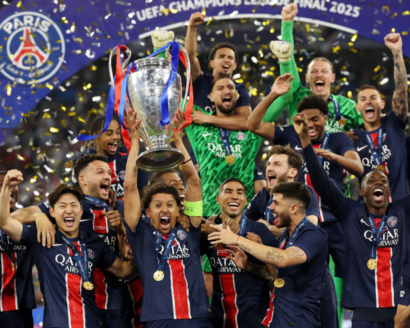 PSG lần đầu giành chức vô địch Champions League. (Nguồn: Getty Images)