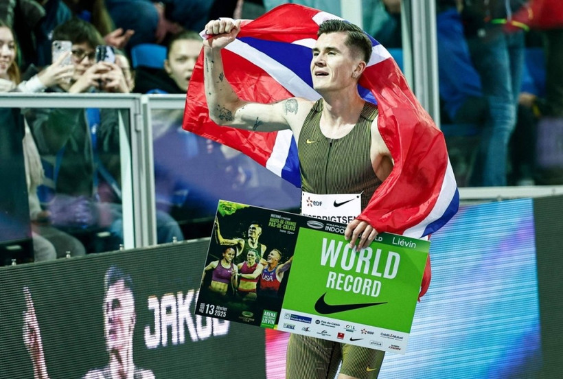 Ngôi sao điền kinh Jakob Ingebrigtsen. (Nguồn: AFP)