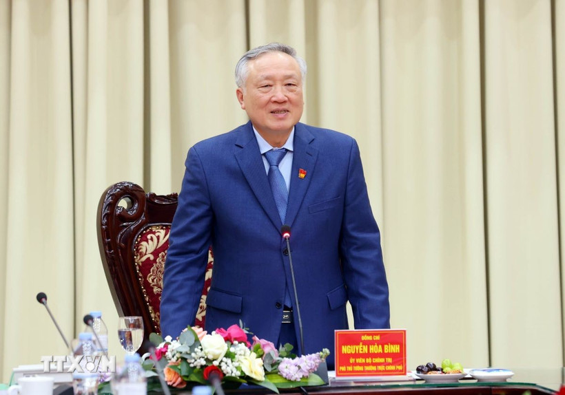 Phó Thủ tướng Thường trực Chính phủ Nguyễn Hòa Bình. (Ảnh: Phạm Kiên/TTXVN)