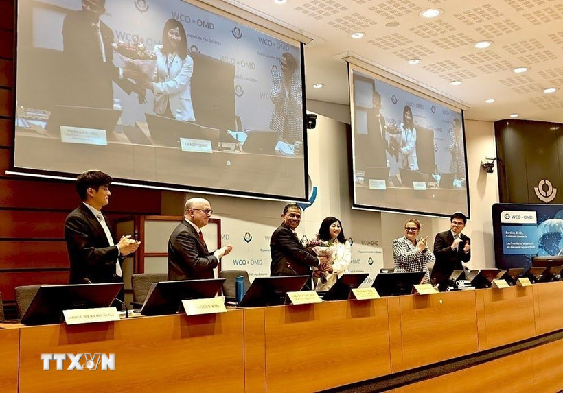 Việt Nam chia sẻ kinh nghiệm, nâng tầm hợp tác hải quan quốc tế vào tháng 10/2024. (Ảnh: TTXVN phát)