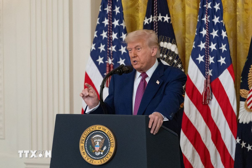 Tổng thống Mỹ Donald Trump. (Ảnh: THX/TTXVN)